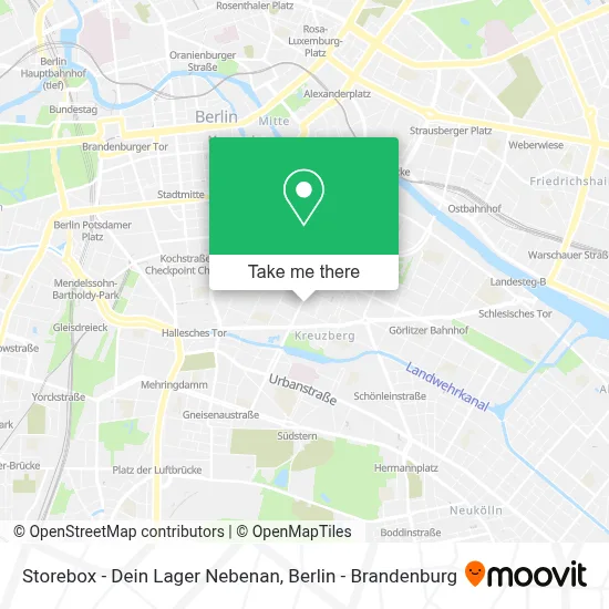 Storebox - Dein Lager Nebenan map