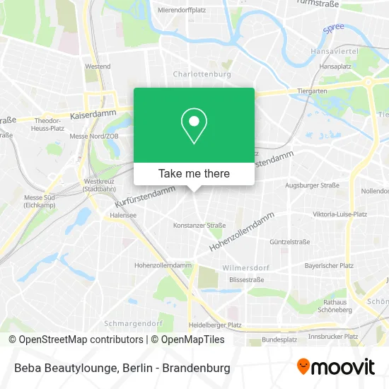 Beba Beautylounge map