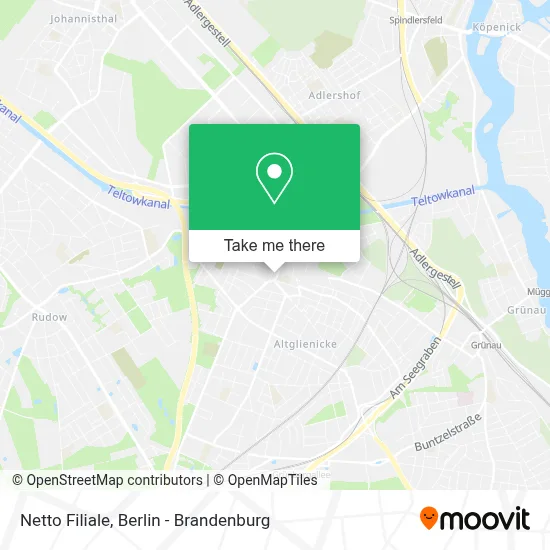 Netto Filiale map
