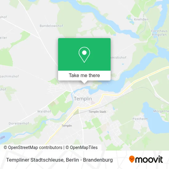 Templiner Stadtschleuse map