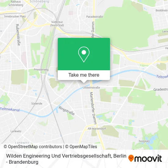 Wilden Engineering Und Vertriebsgesellschaft map