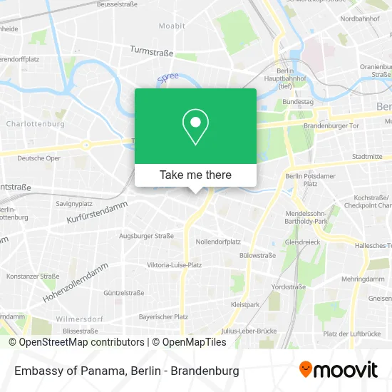 Embassy Of Panama map