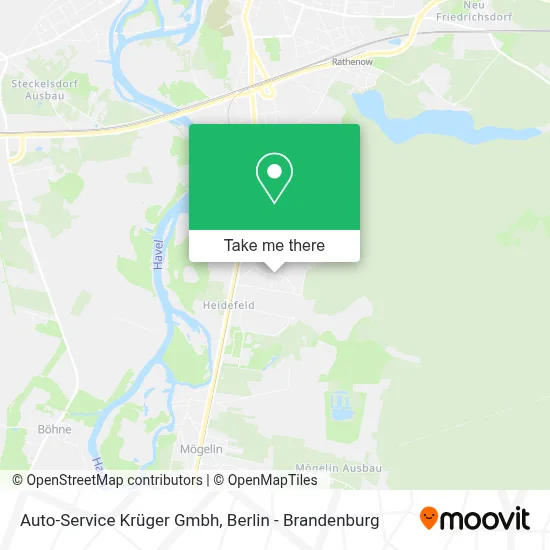 Auto-Service Krüger Gmbh map