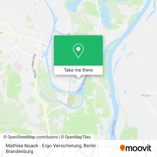 Mathias Noack - Ergo Versicherung map