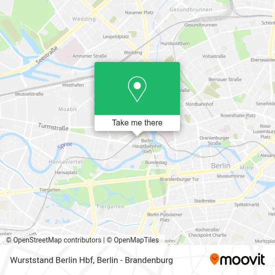 Wurststand Berlin Hbf map