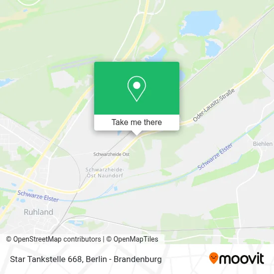 Star Tankstelle 668 map