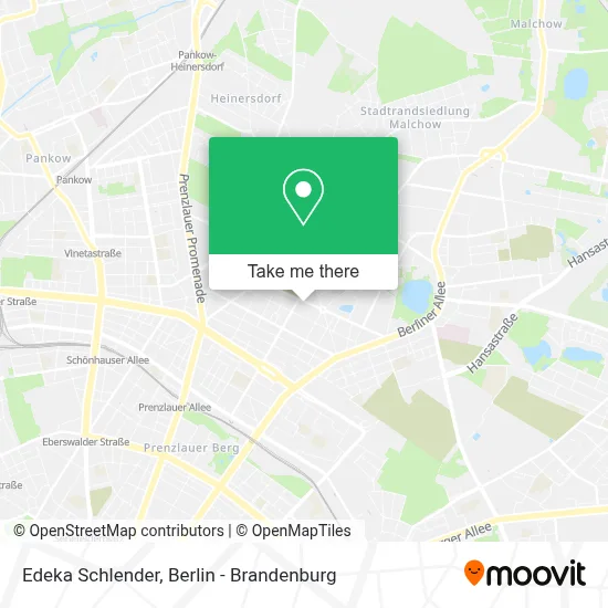Edeka Schlender map