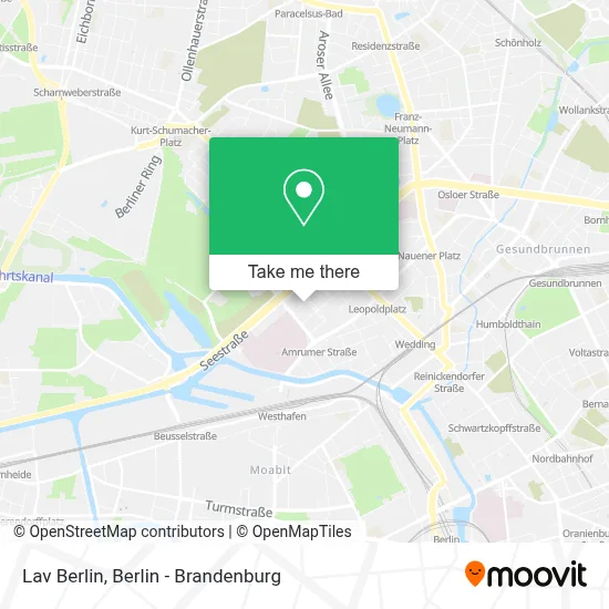 Lav Berlin map