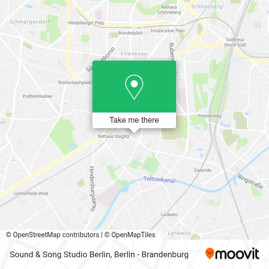 Sound & Song Studio Berlin map