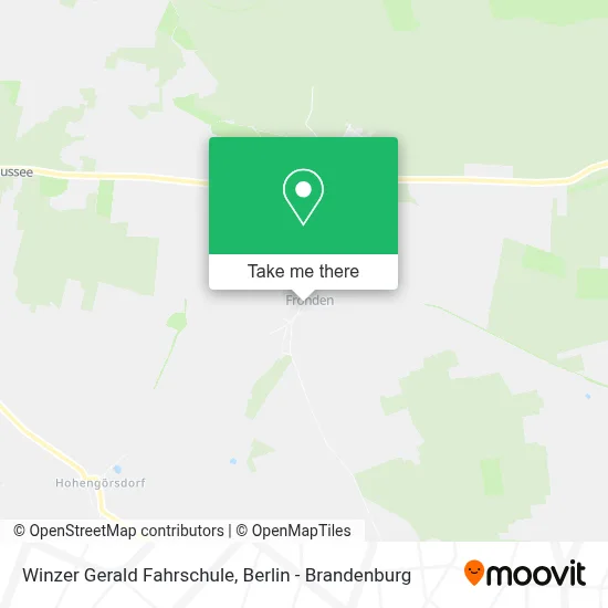 Winzer Gerald Fahrschule map