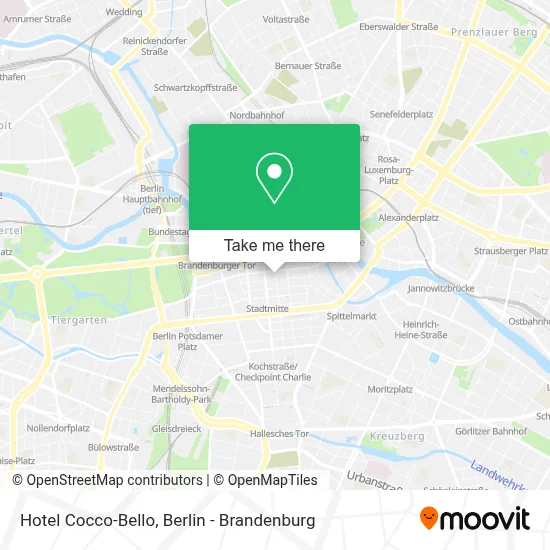 Hotel Cocco-Bello map