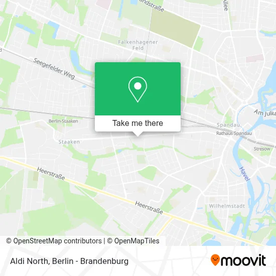 Aldi Nord map