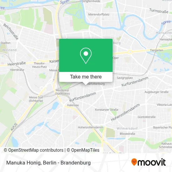 Manuka Honig map