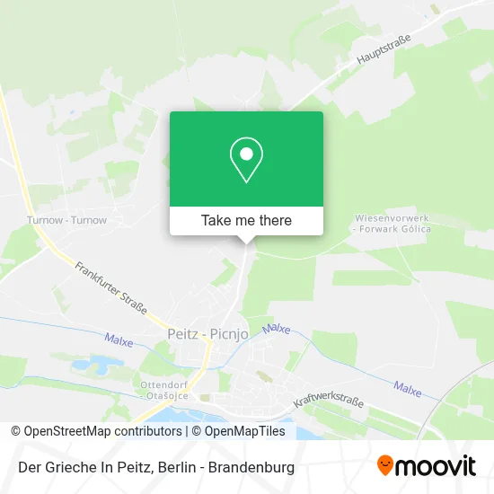 Der Grieche In Peitz map