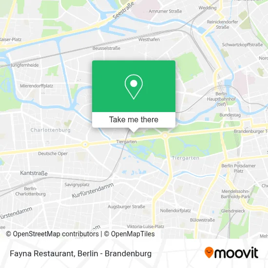 Fayna Restaurant map