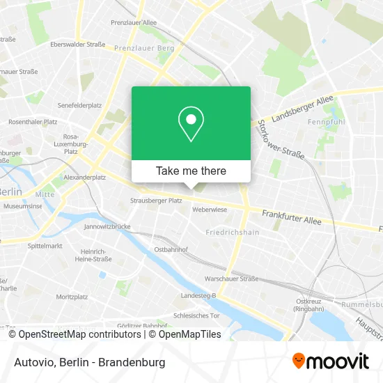Autovio map