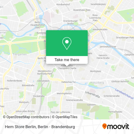 Hem Store Berlin map