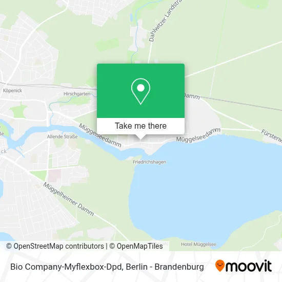 Bio Company-Myflexbox-Dpd map