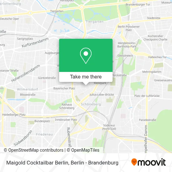 Maigold Cocktailbar Berlin map