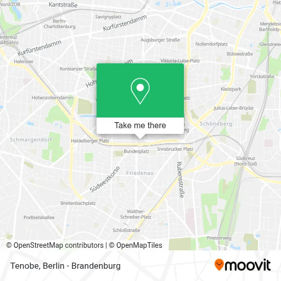 Tenobe map