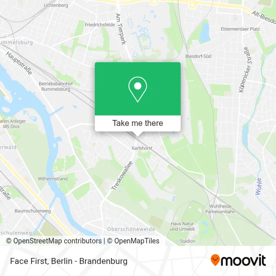 Face First map