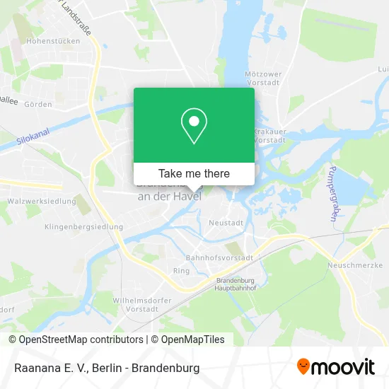 Raanana E. V. map