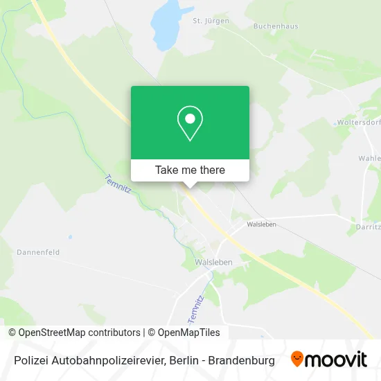 Polizei Autobahnpolizeirevier map