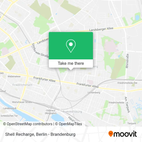 Shell Recharge map