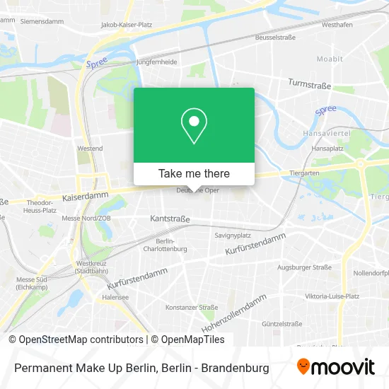 Permanent Make Up Berlin map