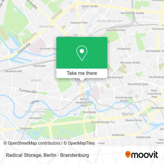 Radical Storage map