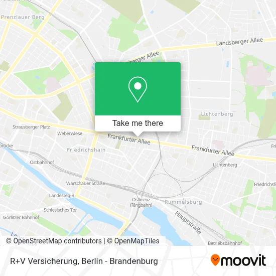 R+V Versicherung map