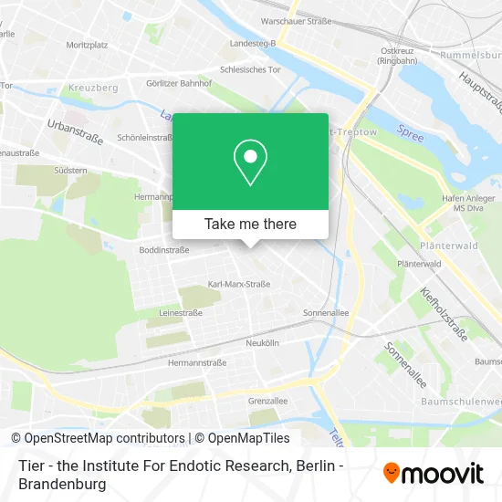 Tier - the Institute For Endotic Research map