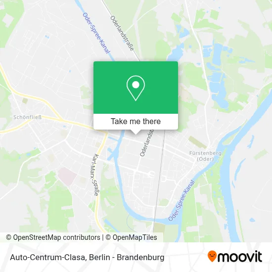 Auto-Centrum-Clasa map