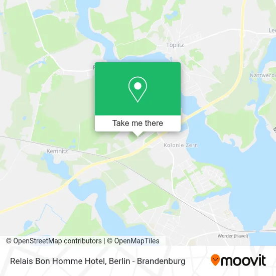 Relais Bon Homme Hotel map