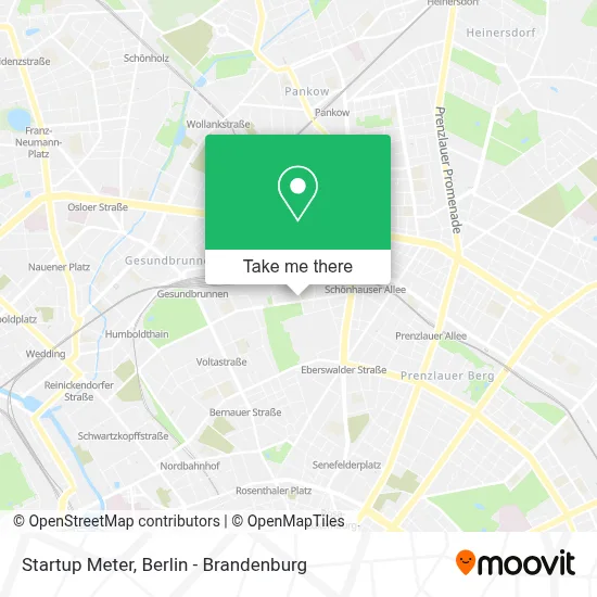 Startup Meter map