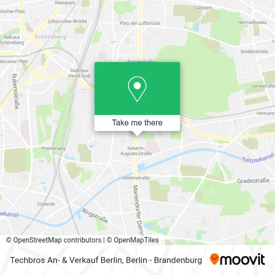 Techbros An- & Verkauf Berlin map