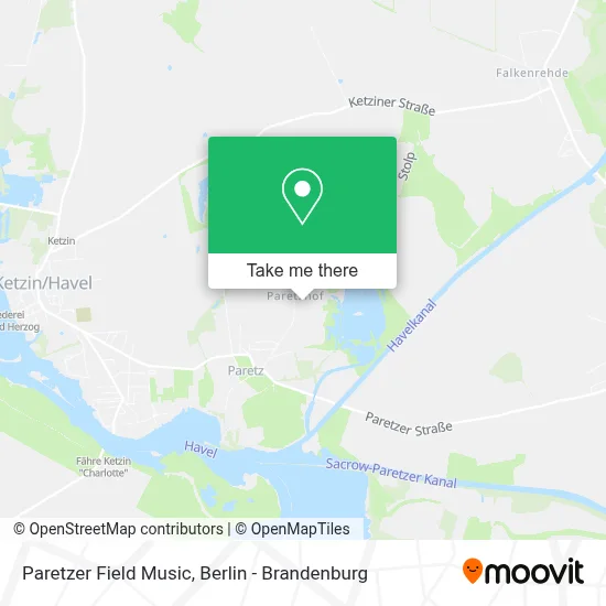 Paretzer Field Music map