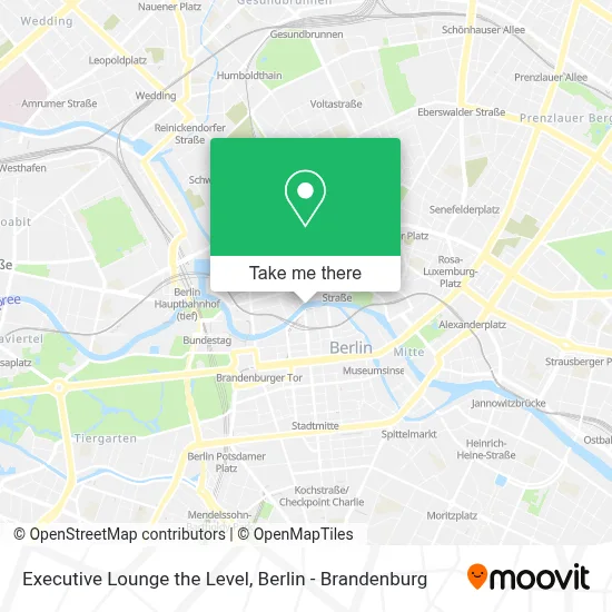 Executive Lounge the Level map