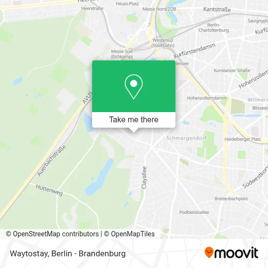Waytostay map