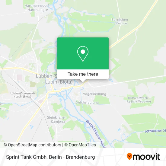 Sprint Tank Gmbh map