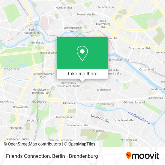 Friends Connection map