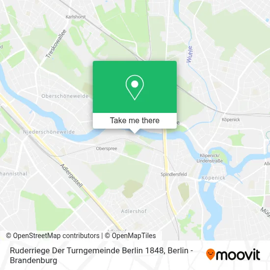 Ruderriege Der Turngemeinde Berlin 1848 map