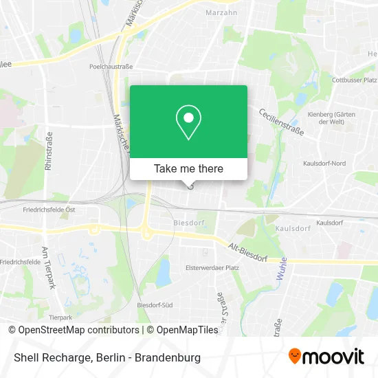 Shell Recharge map