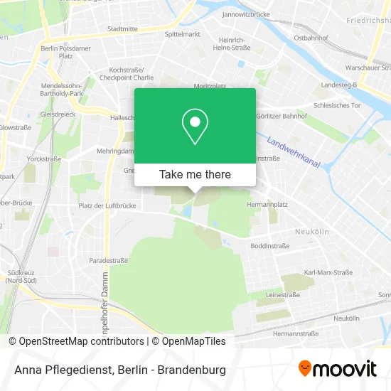 Anna Pflegedienst map