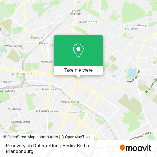 Recoverylab Datenrettung Berlin map