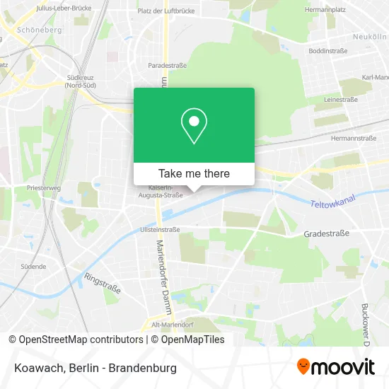 Koawach map