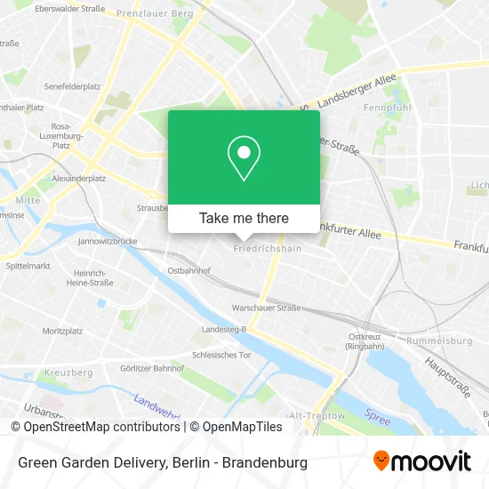 Green Garden Delivery map