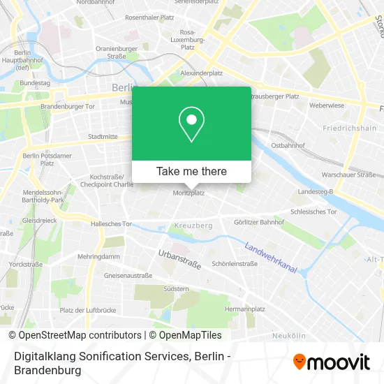 Digitalklang Sonification Services map