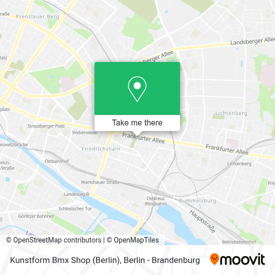 Kunstform Bmx Shop (Berlin) map