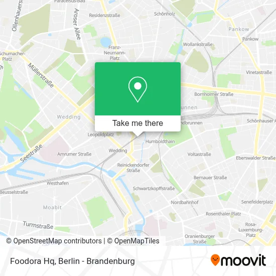 Foodora Hq map